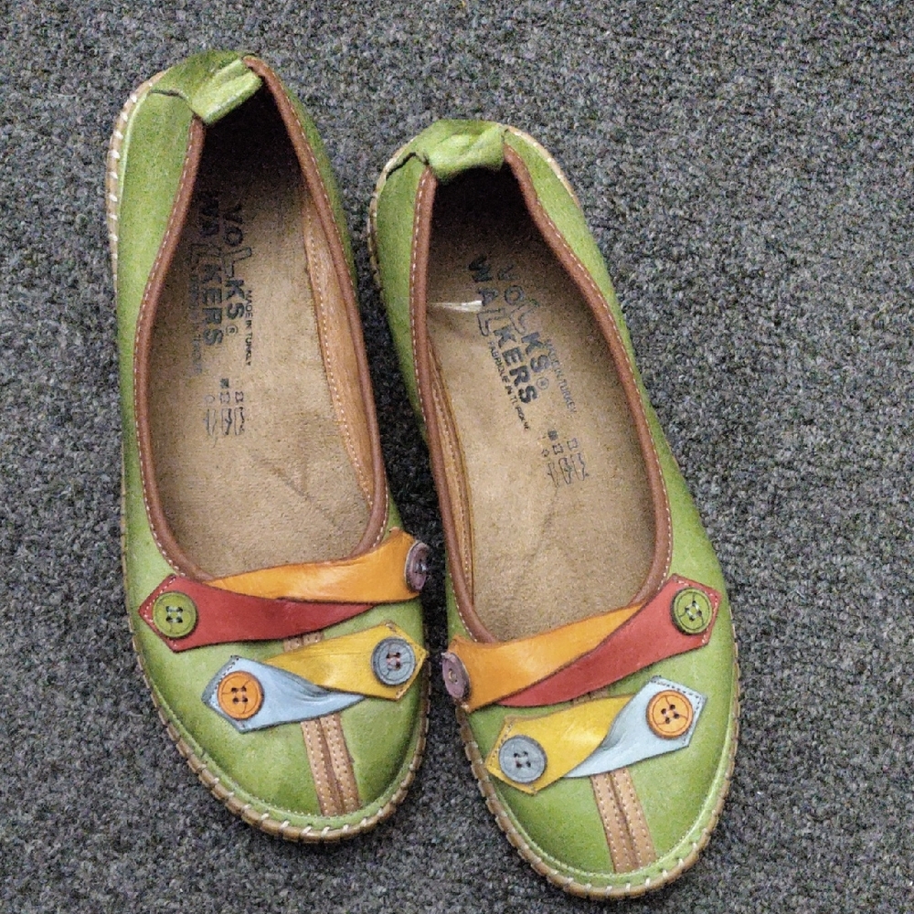 Volks Walkers Colorful Leather Flats